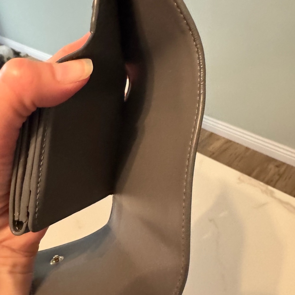 Celine Dark Gray Leather Wallet. Great Used Condition! - Picture 7 of 9